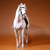 about 37cm 16 scale simulation pvc warm blood horse mounts animal model doll mount kids toys home decoration collect gift shows