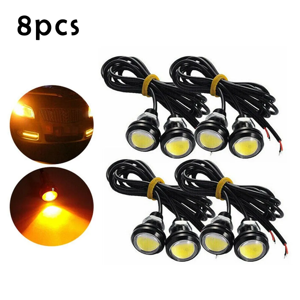 

Replaces Grille Light Universal Waterproof 8pcs Accessory Amber Exterior