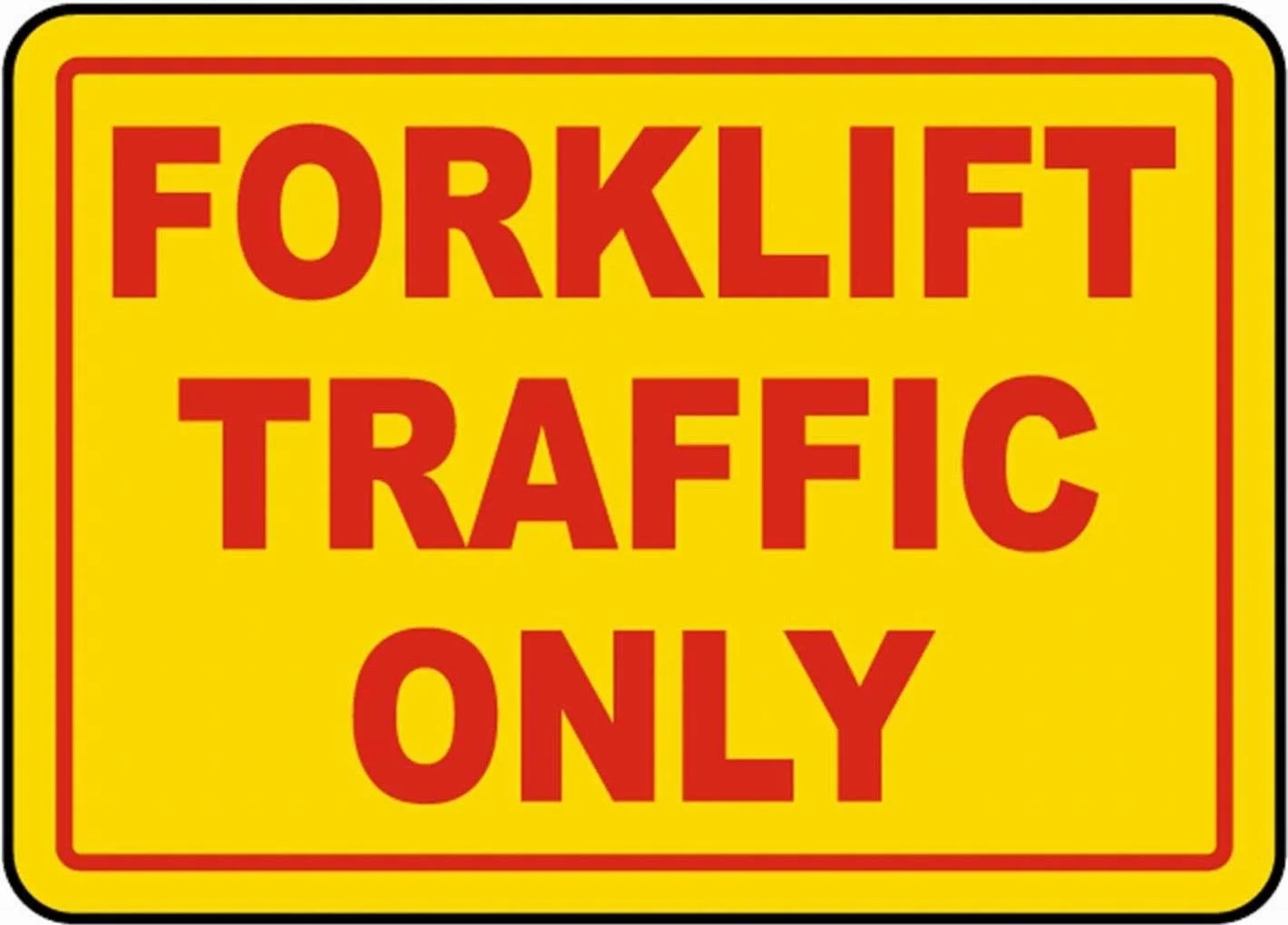 

Forklift Traffic Only Retro tin sign nostalgic ornament metal poster garage art deco bar cafe shop