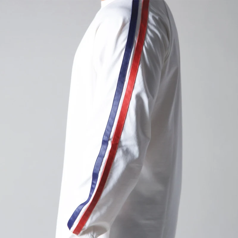 

Streetwear Men's Long Sleeve T-shirt 2020 Fashion Sleeve Stitching Top Jogger Fitness Workout Sportswear Casual Men's Clothing