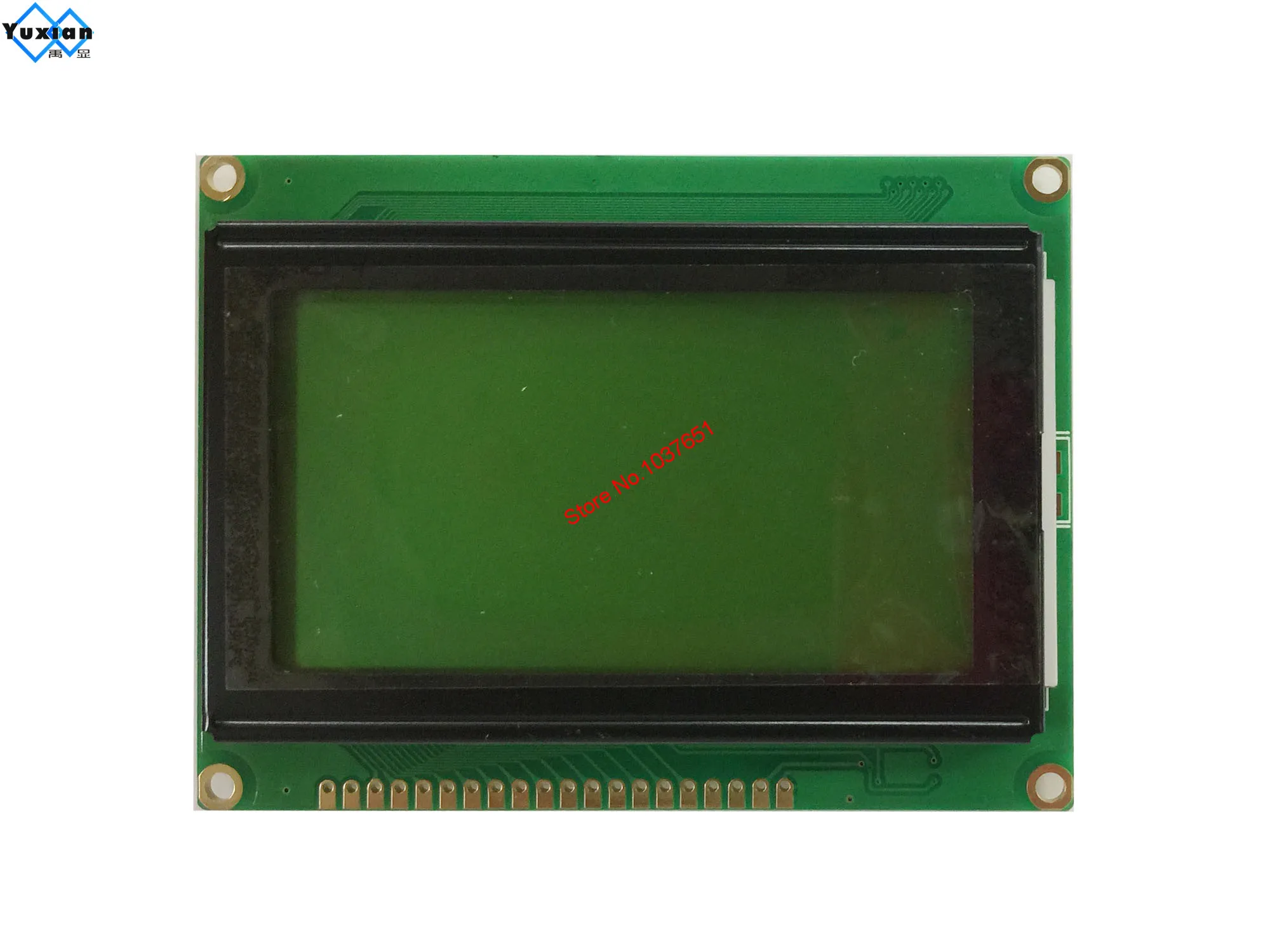 Yuxian 12864A 128*64 ЖК-дисплей панель модуля 5v синий цвет фабрика бесплатная доставка 1