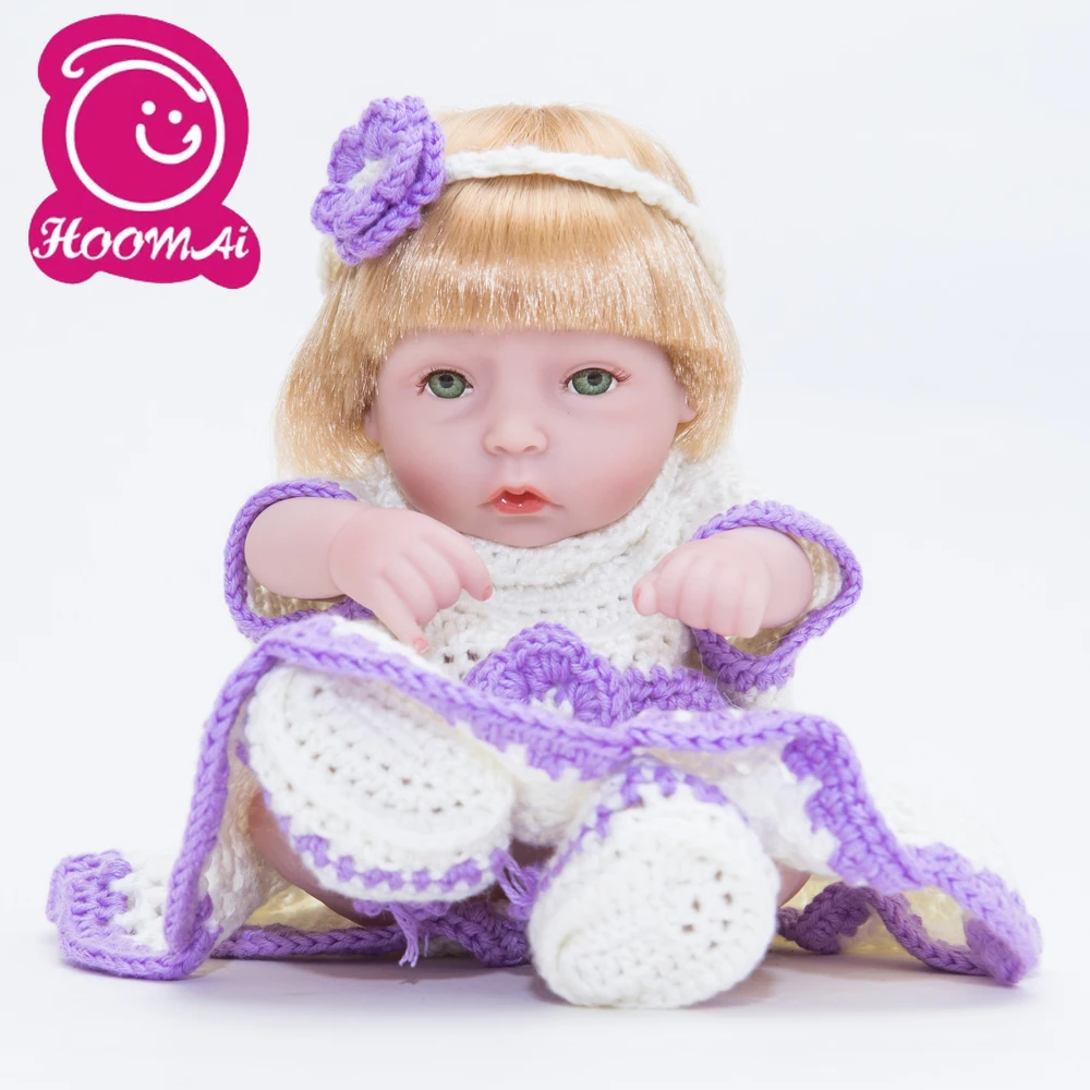 25 см Горячая продажа Bebe Reborn Baby Doll игрушка новорожденный полностью виниловый
