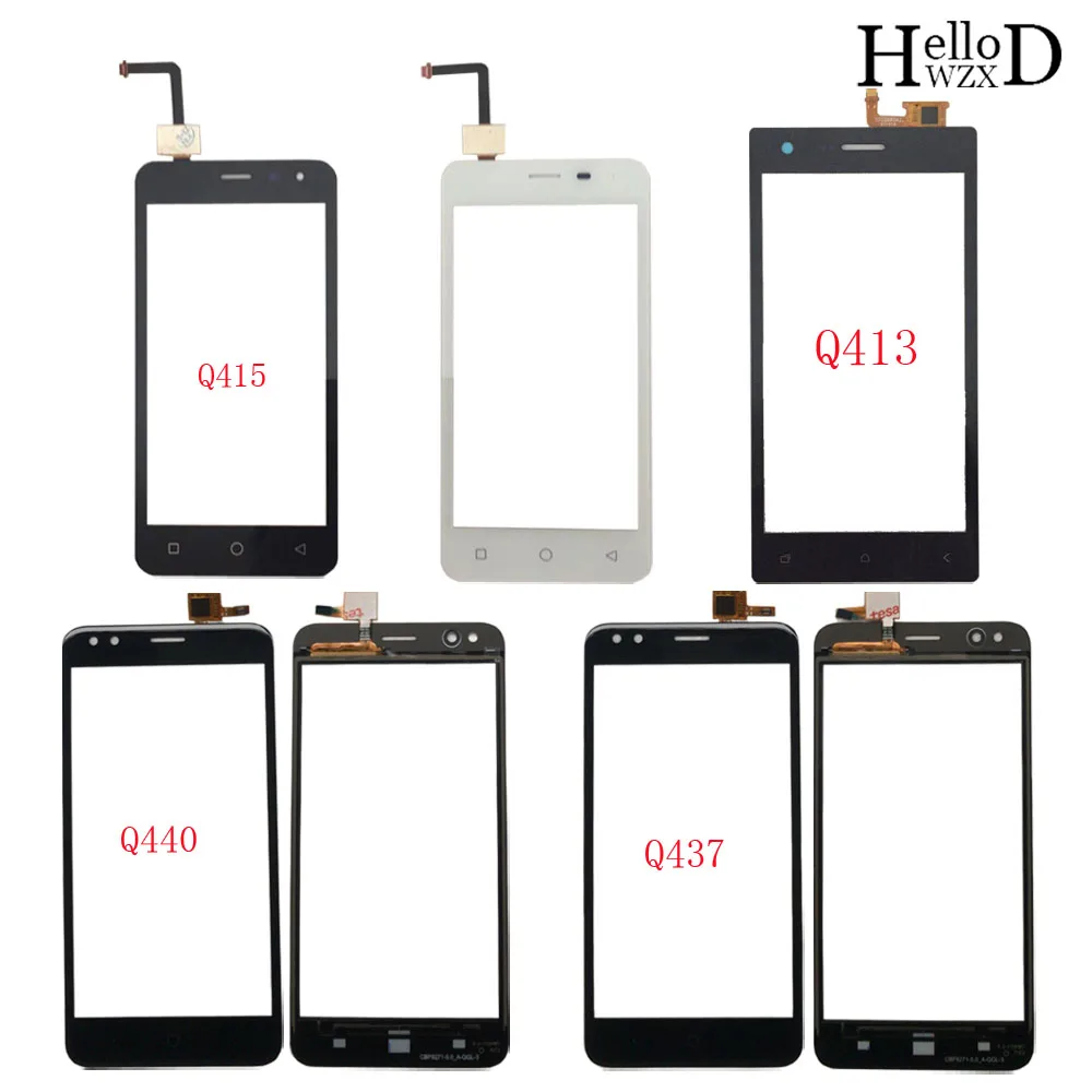 Сенсорный экран для Micromax Canvas Q413 Canvas Pace Q415 Bharat 3 Q437 Bolt Ultra 2 Q440 дигитайзер Панель переднее стекло сенсор клей