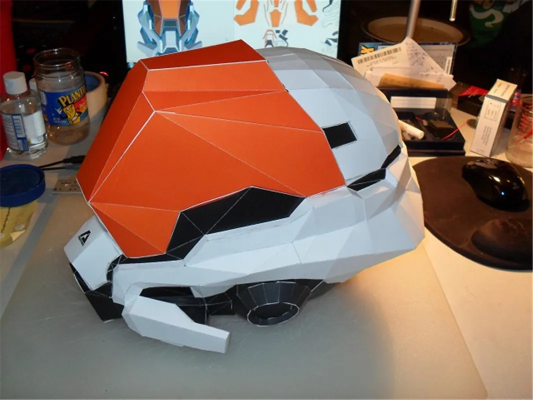 Средний размер 1:1 носимые бумажные Игры Броня бумага модель ручная трехмерная