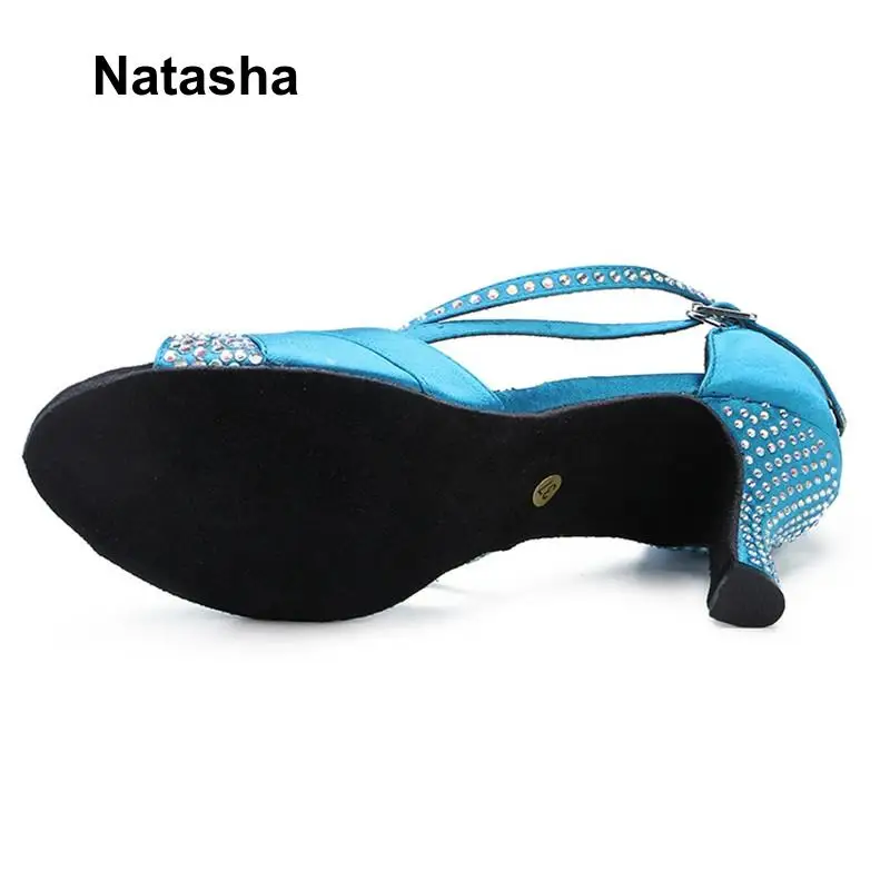 Обувь для латиноамериканских танцев на мягкой подошве Natasha day blue | Спорт и