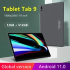 Планшет ANDROID, 12 Гб ОЗУ + 512 Гб ПЗУ, планшет 9 дюймов, планшет android 10 core, графический планшет с двумя sim-картами, Android 11,0, планшет 10 дюймов