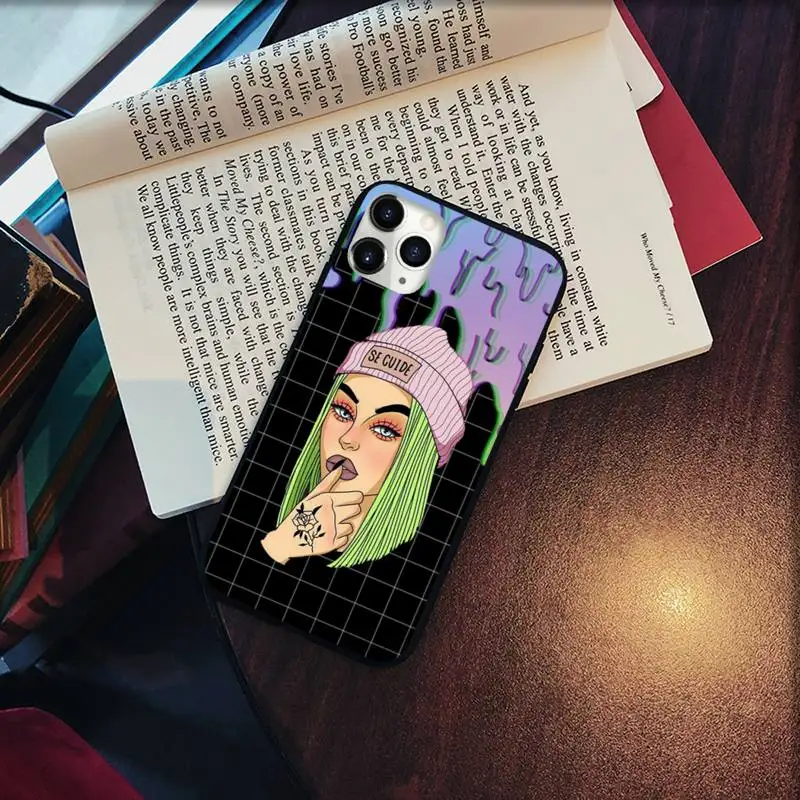

Cool Bad Girl Phone Cases for iPhone 11 12 pro XS MAX 8 7 6 6S Plus X 5S SE 2020 XR Soft silicone