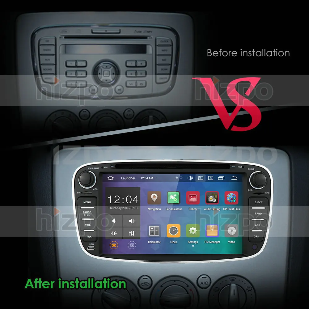 Billig 4G + 64G Android 10 Auto DVD Für FORD Focus S-MAX C-MAX 2006-2012 Mondeo Galaxy Kuga Multimedia Player GPS Stereo Auto Radio