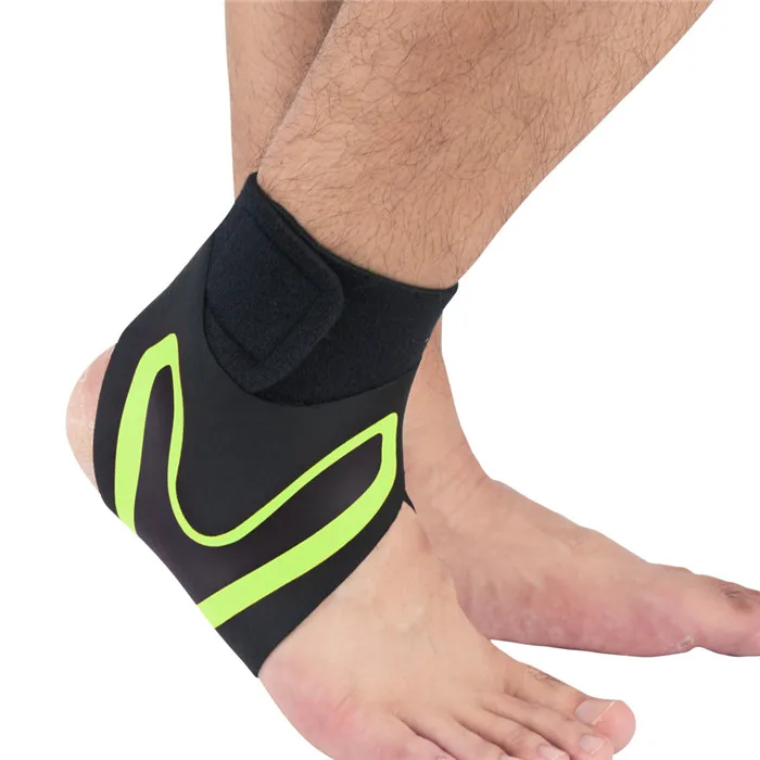 right foot 1 шт. правая левая защита щиколотки для ног спортивная эластичная повязка для лодыжки фиксатор лодыжки защита для ног - Цвет: right foot
