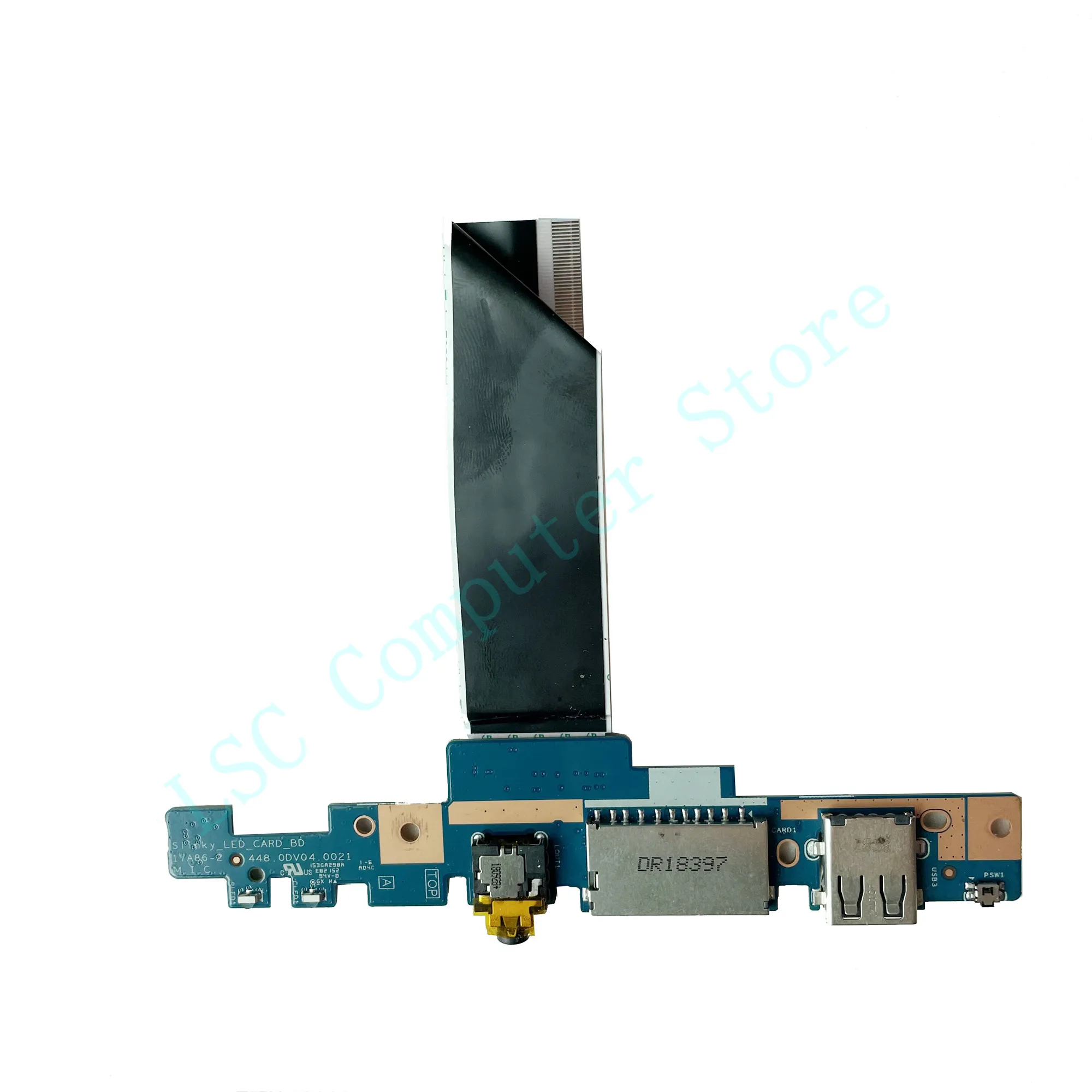 LSC оригинал для Acer Aspire SP314 SP314-51 USB Звуковая аудиоплата с кабелем 17A86-2 448.0DV04.0021 100%
