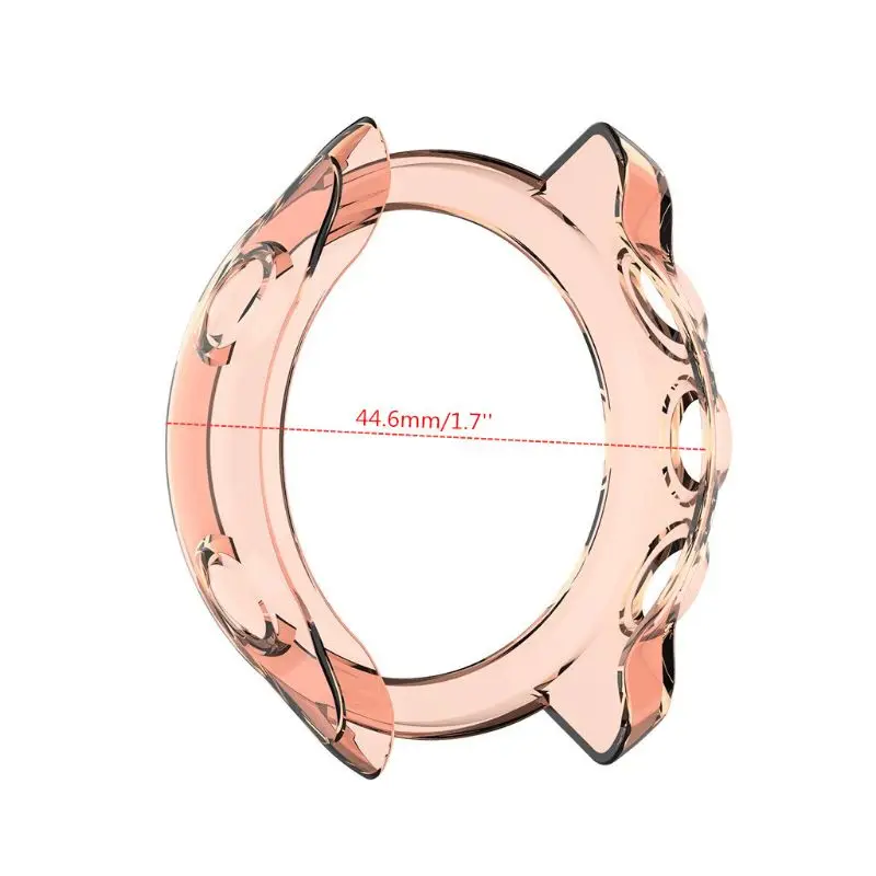 

Clear TPU Frame Protector Watch Case Cover Shell For G-armin Forerunner 645 music/64 Smart watch Band accessories