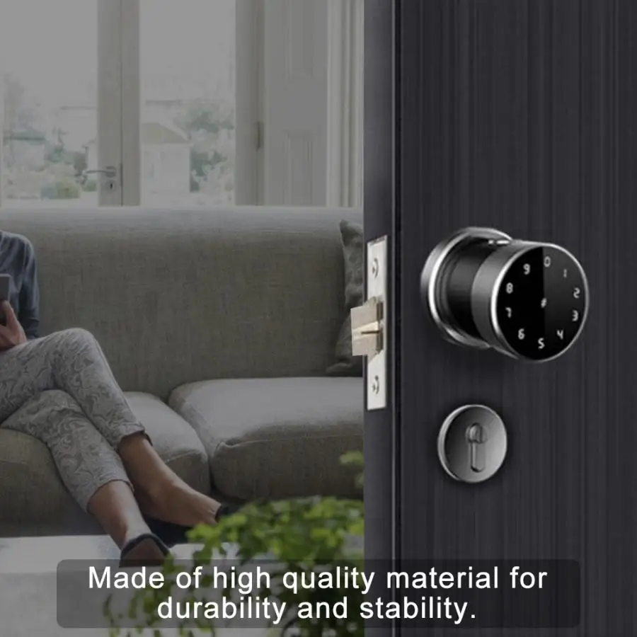 Кард-ридер Пароль безопасности дверной замок цифровой APP Smart Sphere серебряный |