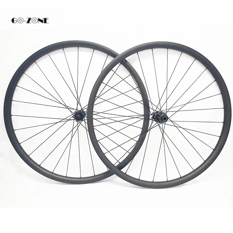 29 дюймов carbono rueda bicicleta ассиметричный 30x22 мм бескамерный горный диск колеса DT350S