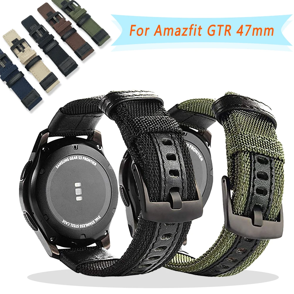 

NEW Huawei watch GTR 2 Strap For Xiaomi Huami Amazfit GTR 47mm gear s3 frontier 22mmN watchband correa huawei watch gt 2/2e Pro