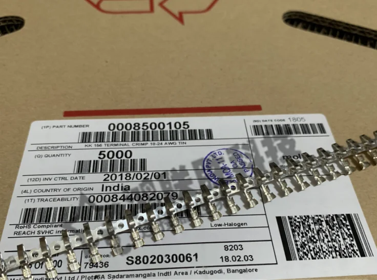 Conectores Molex CONN, carcasas de terminales 100%, piezas nuevas 430300002,561349000,08500114-2