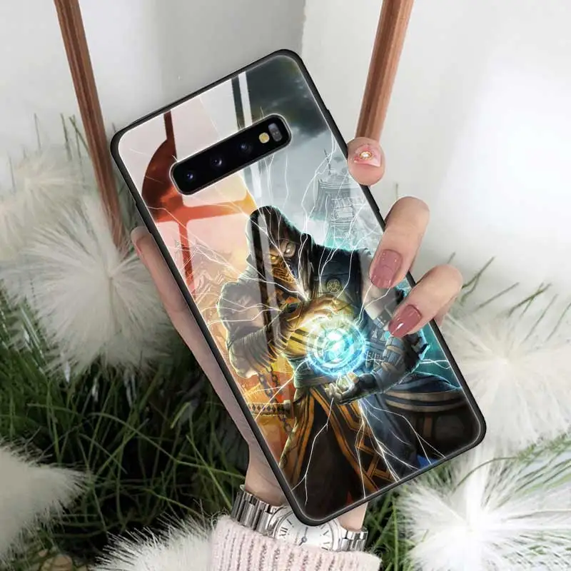 03 Mmoral Kombat чехол из закаленного стекла для samsung Galaxy S10 S10e S9 S8 Note9 Note 10 Plus 5G A50 A30 силиконовый край Funda Capa - Цвет: 03