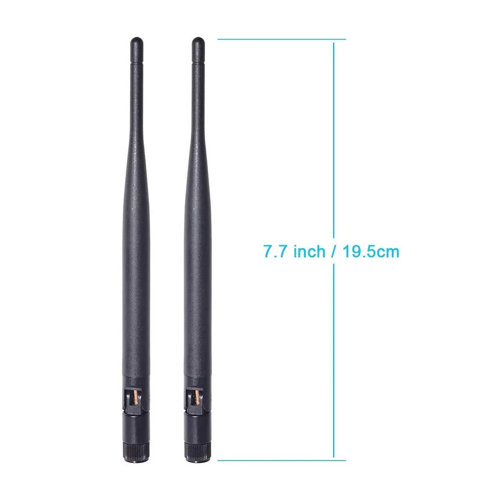 Eightwood 2 шт. двухдиапазонный Wi-Fi 4 ГГц 5 8 6dBi MIMO RP-SMA женский антенна для маршрутизатор