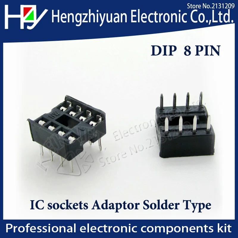 ИС розетки DIP8 DIP14 DIP16 DIP18 DIP20 DIP28 DIP40 контакты круглое отверстие 2 54 PCB разъем DIP