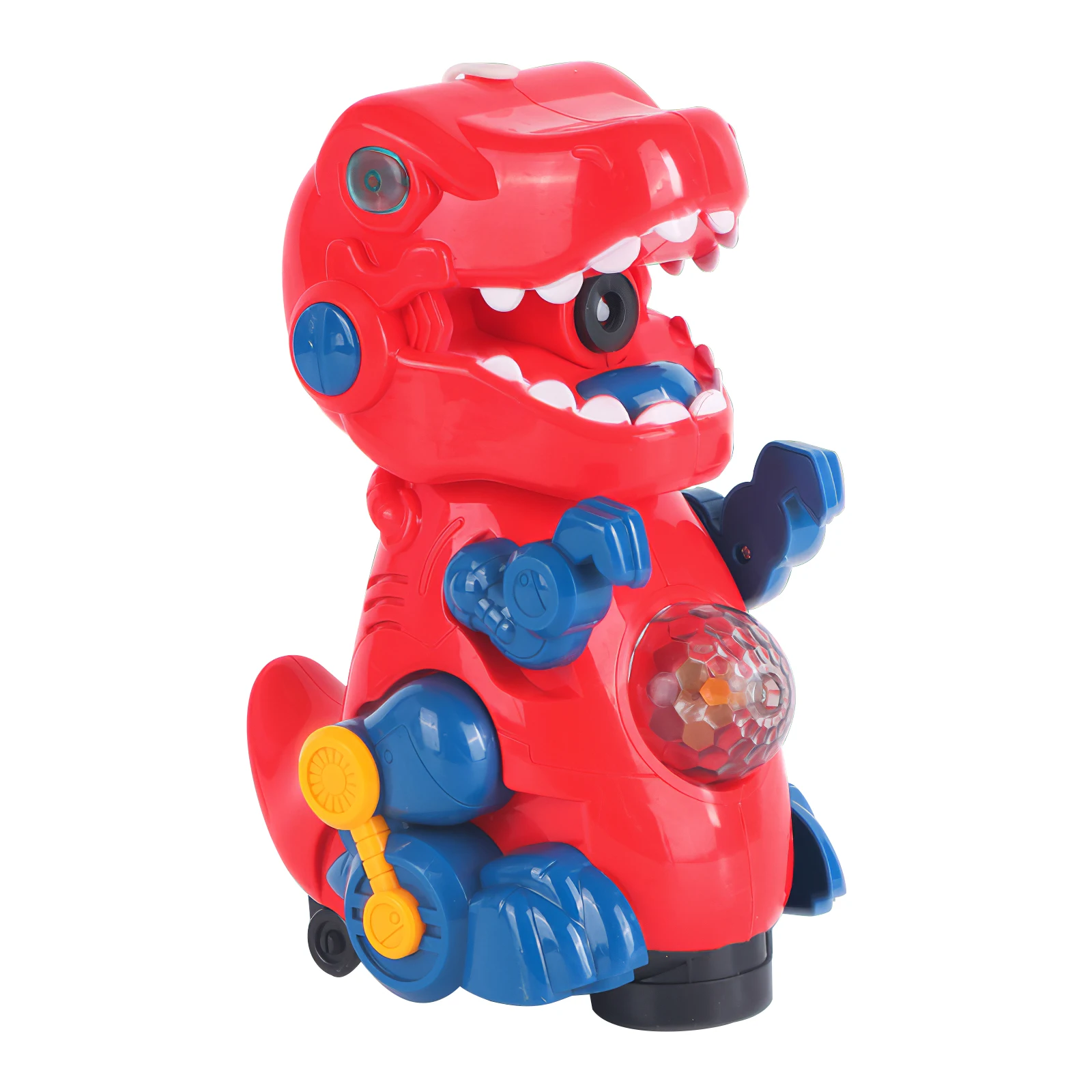 

Automatic Bubble Machine Electric Walking Dinosaur Bubble Blower Light & Sound Cool Toy Bubble Maker Machine For Kids Children
