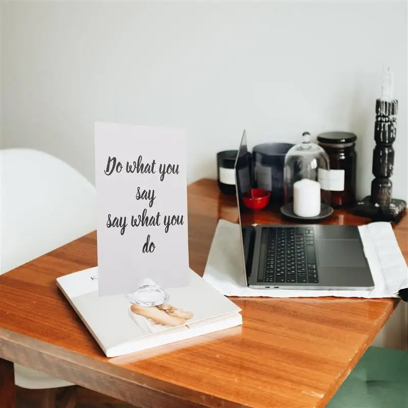 

12Pcs Photo Clips Novel Memo Place Clips Name Cards Holders Note Memo Clips