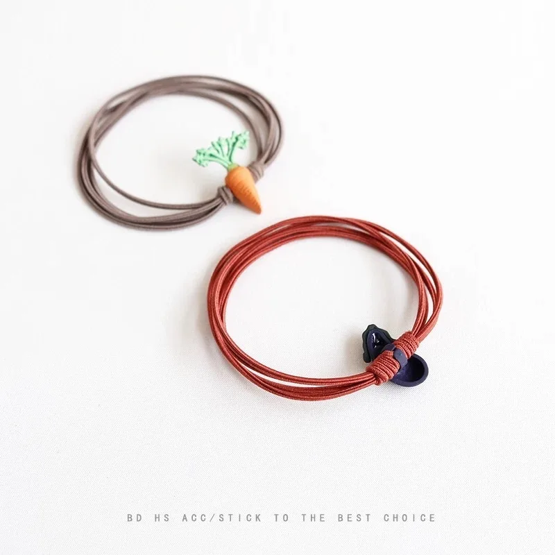 4 шт. канат для волос из растительной моркови тыква баклажан комплект с веревками