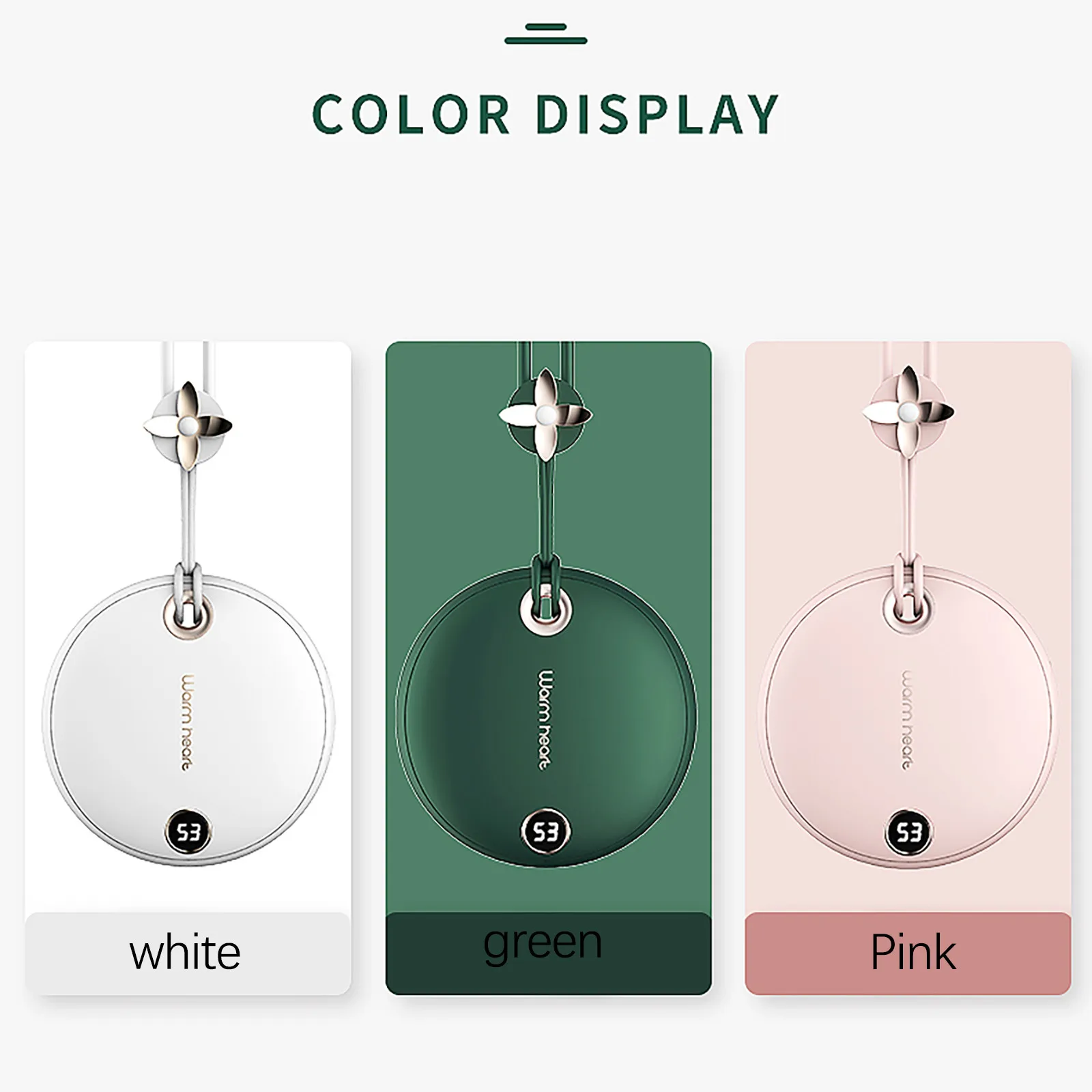 Портативный USB Перезаряжаемые Электрический подогреватель для рук Цифровой