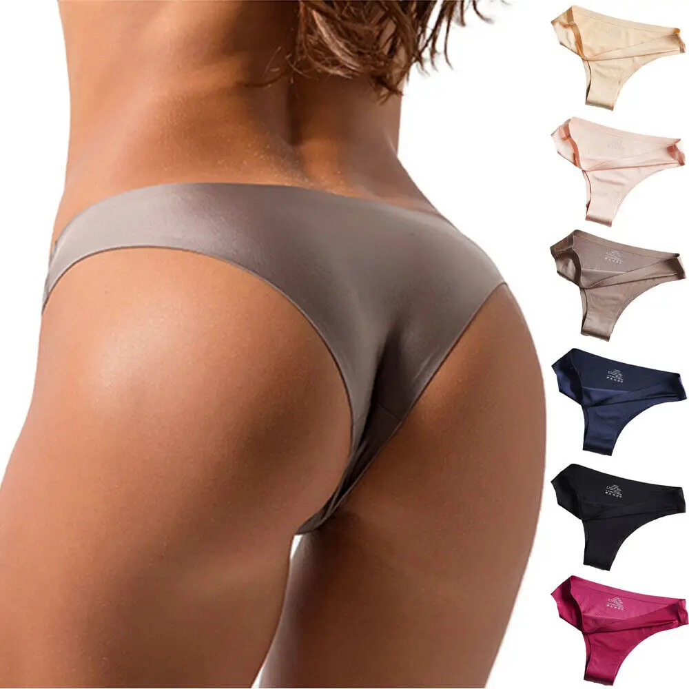 

Plus Size Women Hot Comfy Soft Underpants Seamless Panties Lingerie Briefs Hipster Underwear Panties Pure Color Ladies Panties