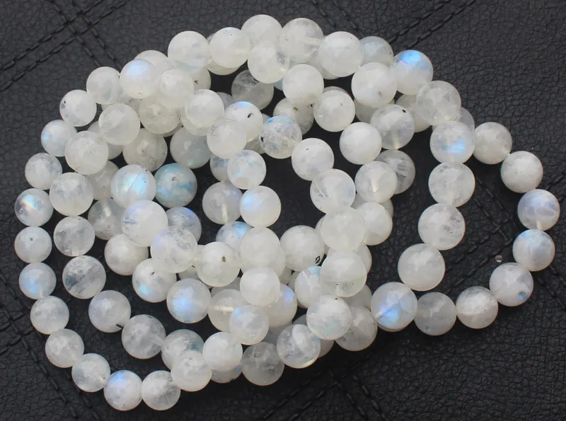 

Natural Moonstone Full Handmade Round Bracelet 5-15mm 6-7inch per Bracelet ,Classic Elegant Jewelry