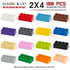 Конструктор сделай сам высокой Bric 2*4, совместимый Классический конструктор для детей, развивающая игрушка, подарок для мальчиков и девочек, модель, комбинированные игрушки