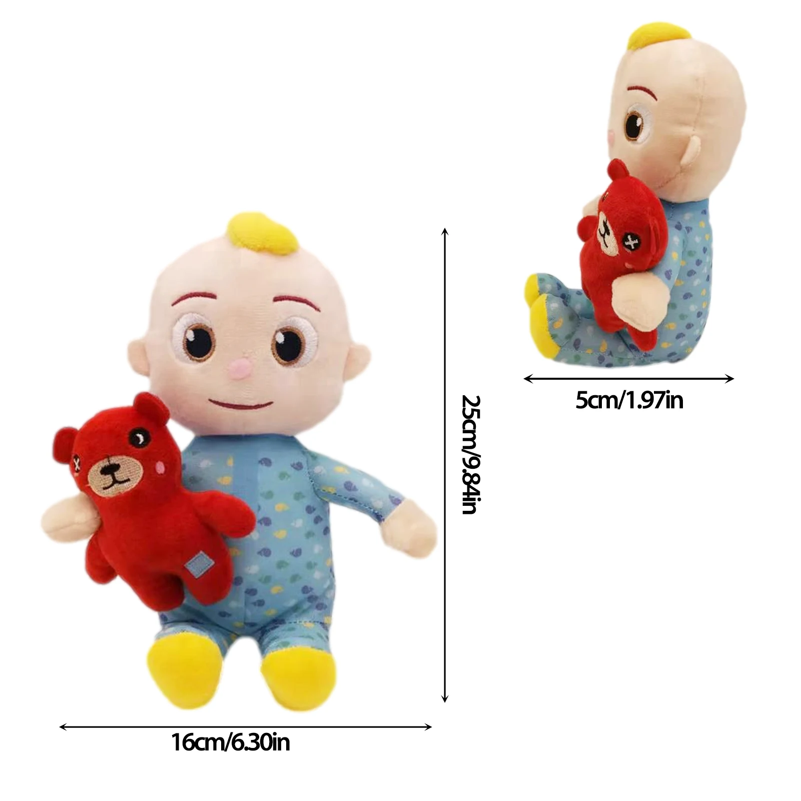 

Cute Music Plush Toy Anime Plushie Cartoon JJ Stuffed Bear Stuffed Dolls Toys for Kids Birthday Gifts