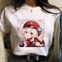 2021 games genshin impact women t shirt kawaii anime cartoon graphic tees tops aesthetic unisex tshirt female casual harajuku