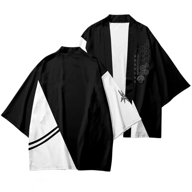 

New Game NieR Automata YoRHa Type A Cosplay Costumes Kimono Cardigan Jacket Adult Kids Haori Casual Cloak Sleepwear Bathrobe
