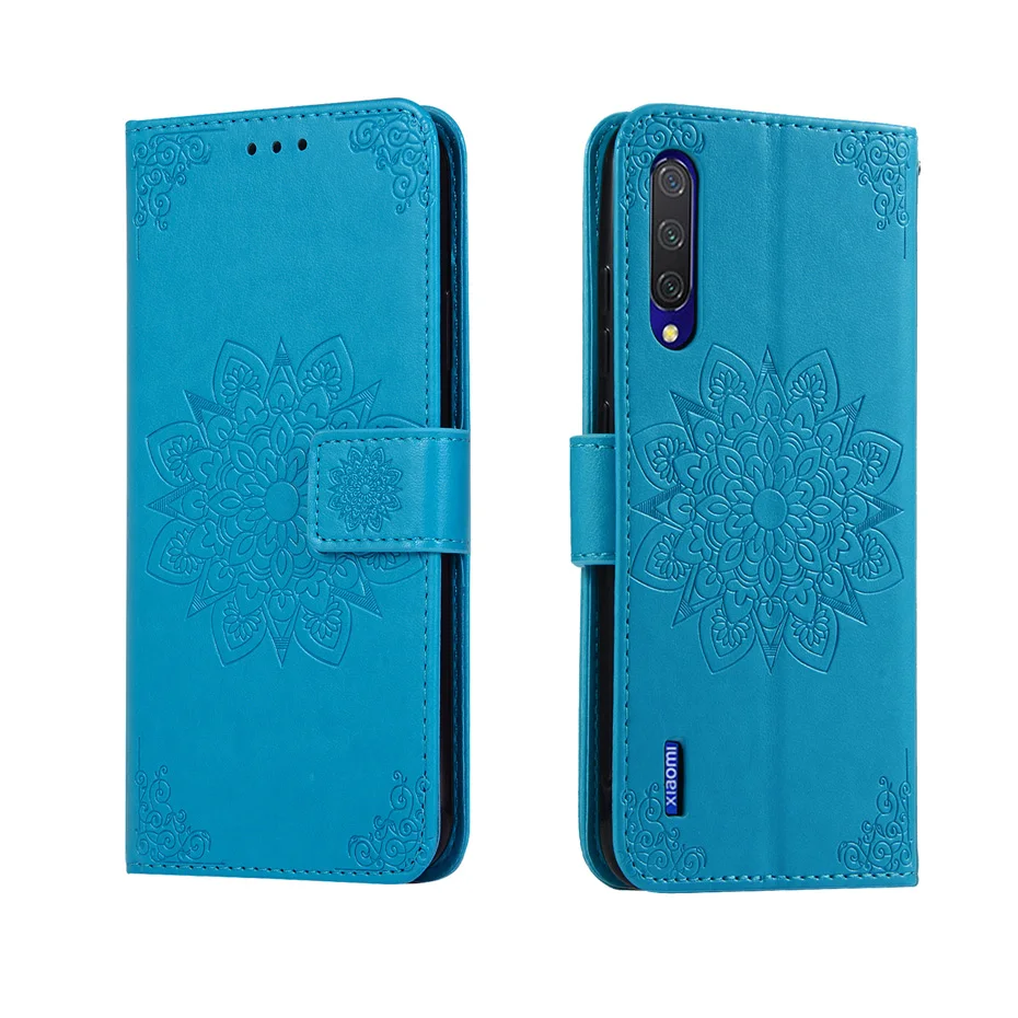 Чехол-бумажник с объемным цветочным рисунком для Xiaomi mi A3 Lite A3 Pro M1906F9SH, чехол-книжка S для Xio mi CC9E CC9, кожаный чехол-книжка с морем