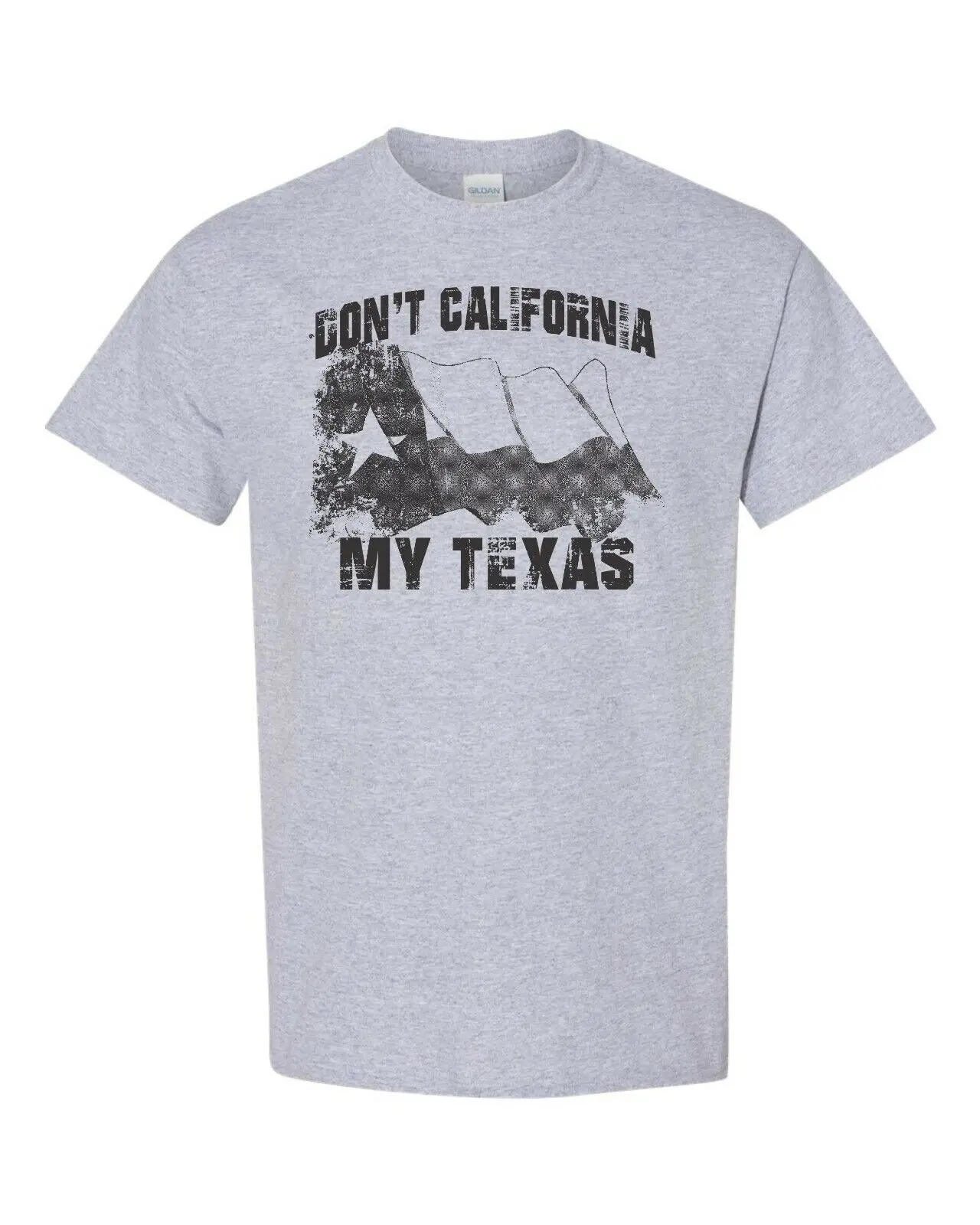 Футболка унисекс с надписью Don California My Texas Flag переезжающая в Техас 1883|Мужские