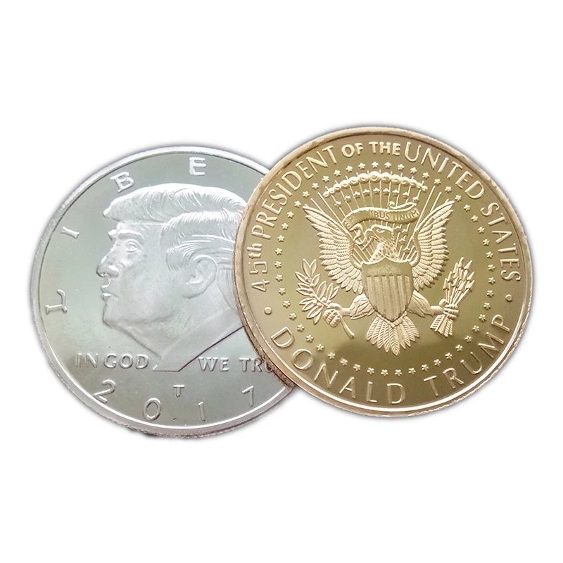 

Liberty US Donald Trump 2017 Commemorative Coin " IN GOD WE TRUST " Collectible Coins