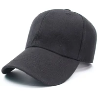 casual womens simple all match baseball cap solid color adjustable velcro curved brim sun hat unisex sports cap