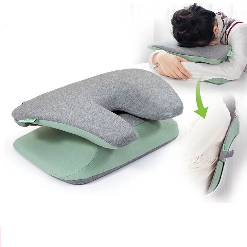 

Memory Fold Nap For Travel Headrest Neck Support Cushions Office Rest Lunch Break Pillow Orthopedic Student Desk Sleeping