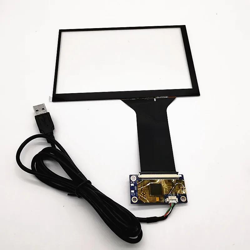 7 дюймов 10 точечный 16:9 емкостный сенсорный экран Комплект USB для Raspberry Pi 3 Авто дисплей Android