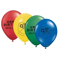 15pcs game theme party decoration balloon set game on gamepad children birthday party balloon set