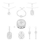 Женское кольцо-значок из серебра 925 пробы с фианитом