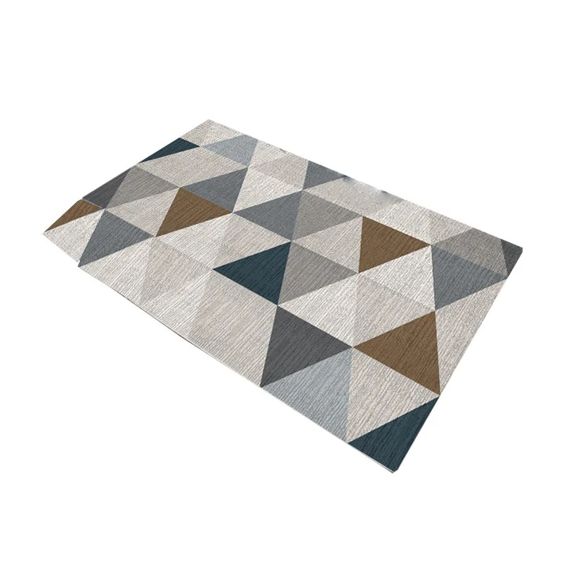 

Modern simple living room carpet Nordic ins geometric pattern floor mat home store display carpet