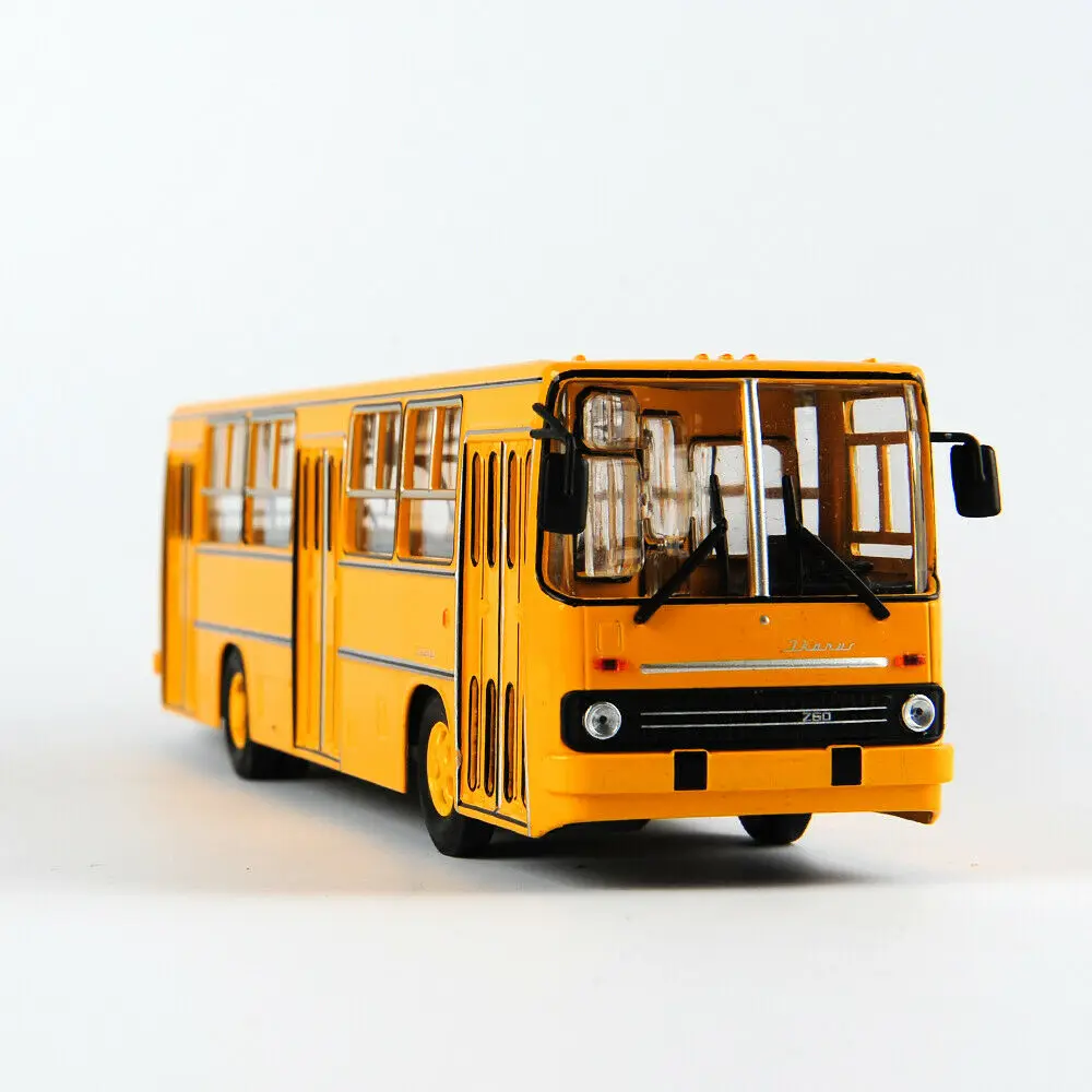 25 см игрушки для детей IKARUS-260 1/43 Россия Icarus автобус модель двухэтажный автомобиль советская игрушка Литье под давлением Желтые Детские игрушки