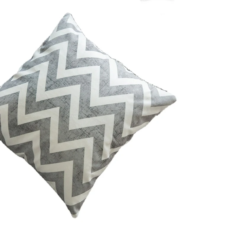 1 шт. простая наволочка для дивана модная мягкая бархатная с геометрическим