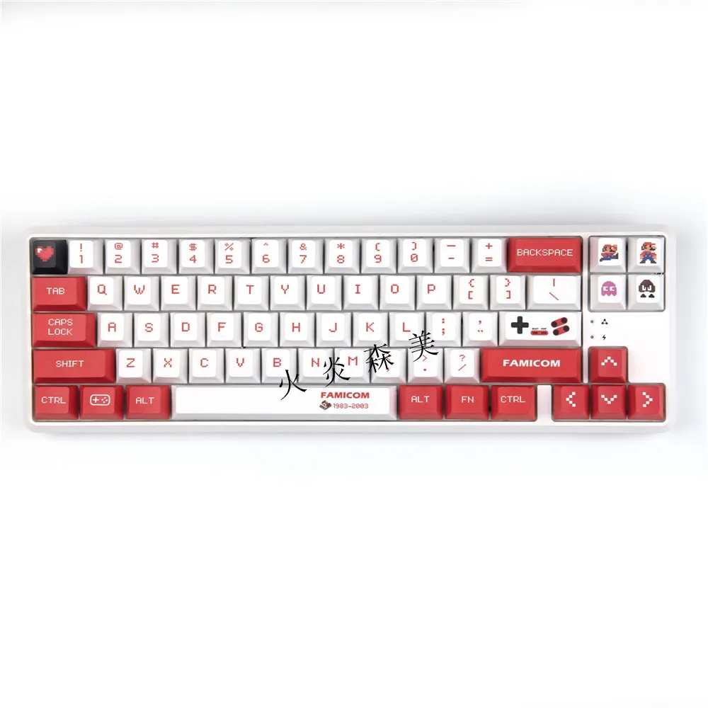 

PBT Hot Sublimation ANSI Cherry KeyCaps Personality Anime cherry profile key cap set for mechanical keyboard GH60 GK61 GK64 GK68
