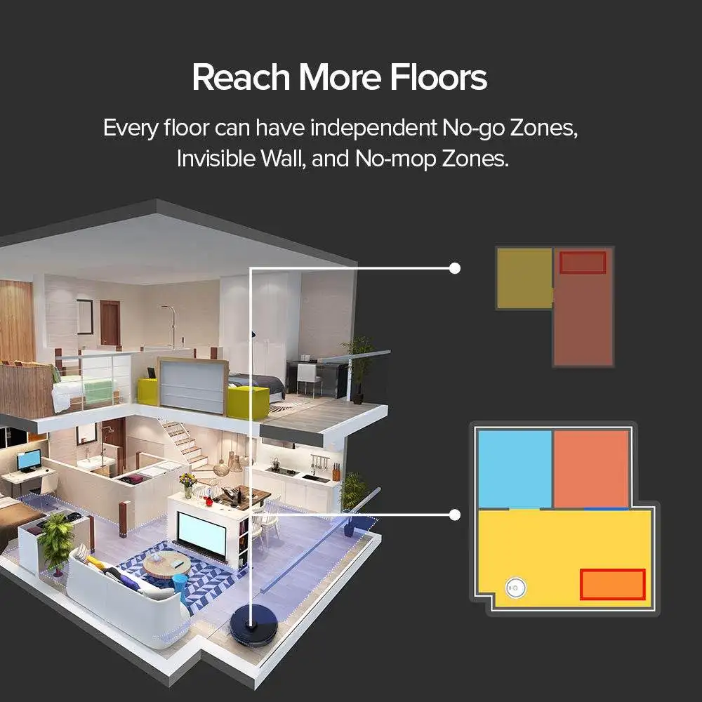 2020 глобальная версия Roborock S6 MaxV робот пылесос ReactiveAI и лидар навигатор 2500pa Сильный