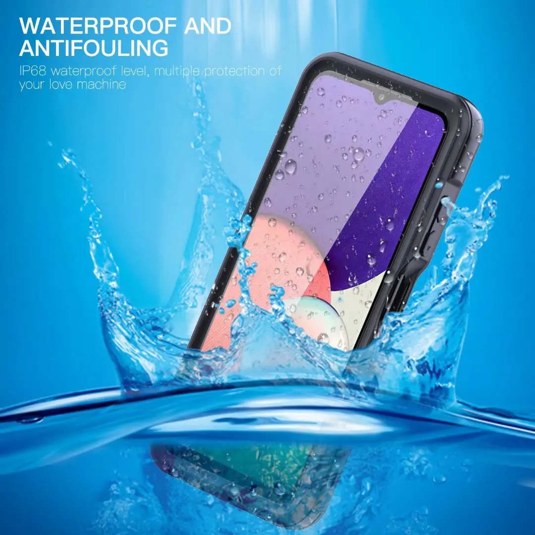 

IP68 Waterproof Case for Samsung Galaxy A22 A42 5G Water Proof Sealed Cover Underwater 360 Protect for Samsung 22 Snowproof Case