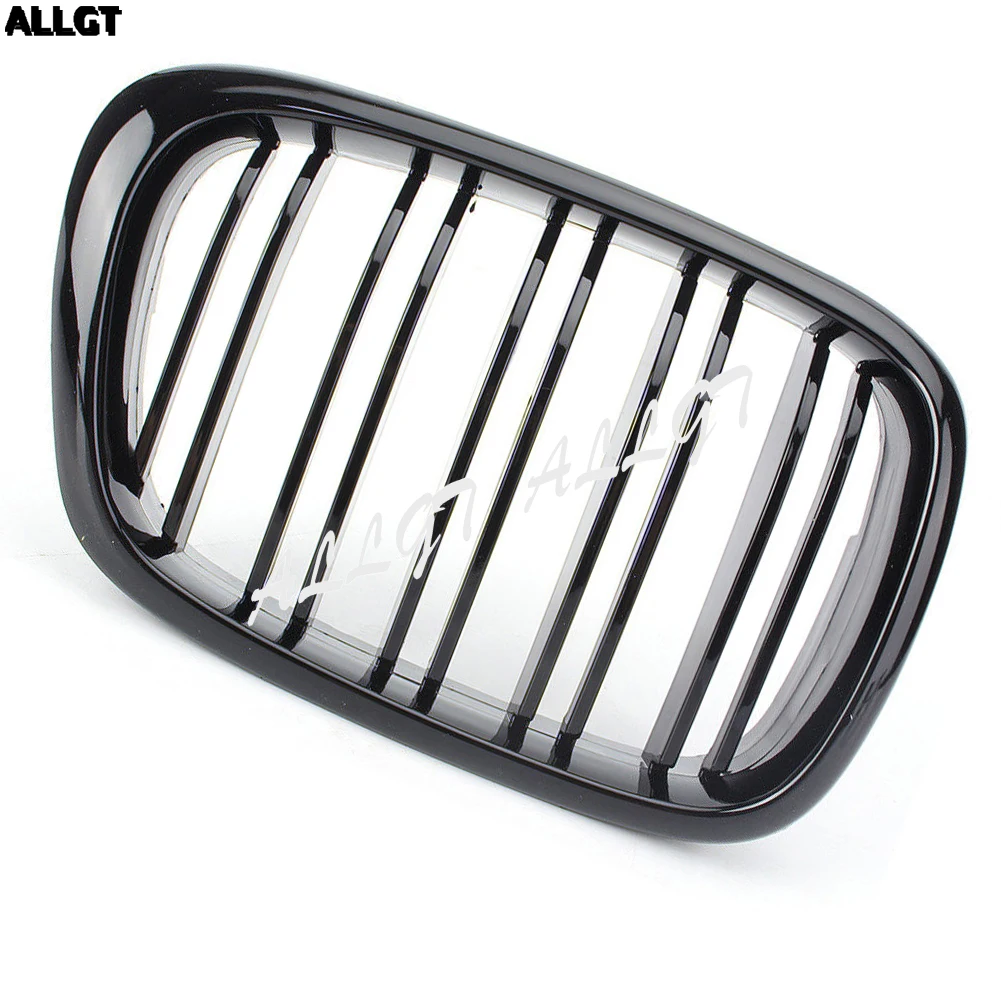 Автомобильная Передняя Центральная решетка грили Черный ABS Подходит для BMW 5