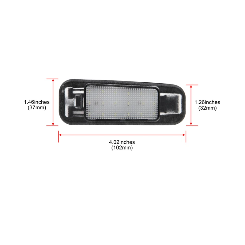 2 шт. светодиодные лампы для Kia RIO 2005 2011 RIO5 2006 белые без ошибок замены номерного