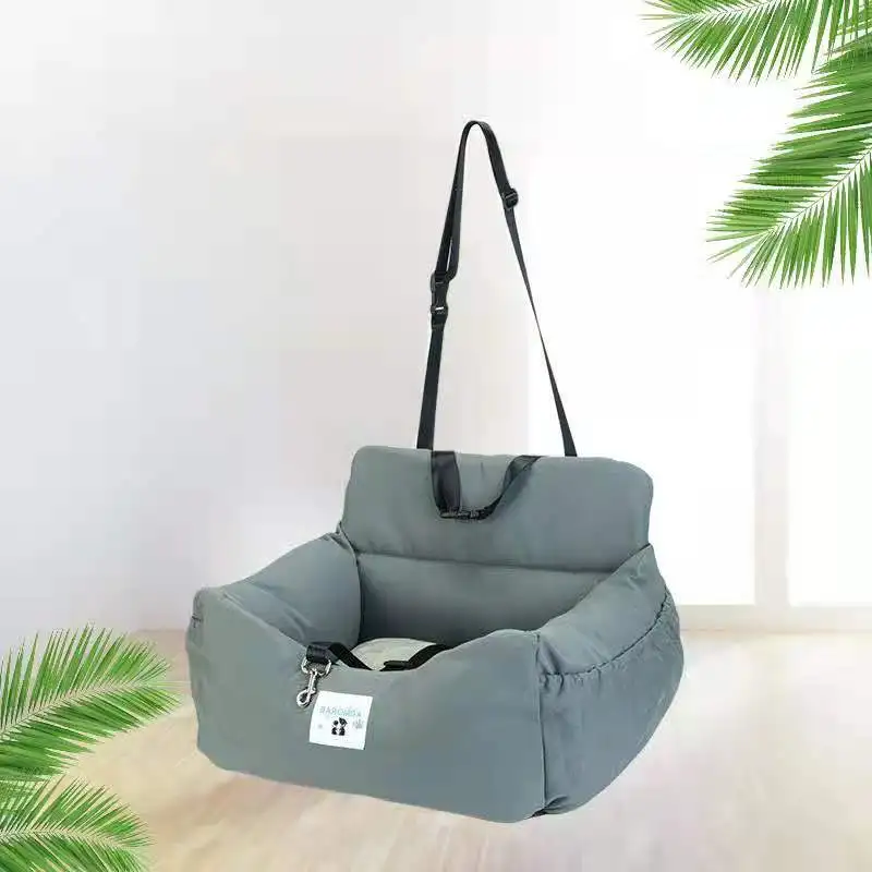 

2021 New Dog Car Seat Bed Travel for Small Medium Dogs Front/Back Seat Indoor/Car Use Pet Car Carrier Bed Cover Removable