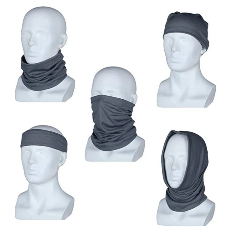 

Multi-Functional Solid Color Sunshade Scarf Outdoor Sport Cycling Head Face Scarf Dust-proof Wristband Hairband Head Scarf